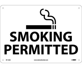 NMC M116 Smoking Permitted Sign
