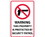 NMC 12" X 18" Plastic Safety Identification Sign, Warning This Property Protected.., Price/each