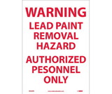 NMC M204 Warning Lead Paint Removal Sign