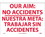 NMC 10" X 14" Vinyl Safety Identification Sign, Our Aim No Accidents Nuestra Meta Trabaj, Price/each