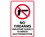 NMC 12" X 18" Vinyl Safety Identification Sign, No Firearms Violatiors Subject..., Price/each
