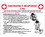 NMC M459 Emergency Response Cpr Instructions Sign, Rigid Plastic, 10" x 14", Price/each