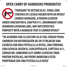 NMC M461 Texas Open Carry Handgun Law