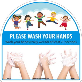 NMC M623 Please Wash Your Hands (Blue)