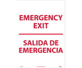 NMC M699 Emergency Exit Sign - Bilingual