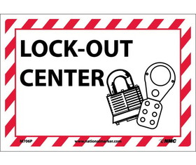 NMC M706 Lock-Out Center Sign