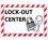 NMC 7" X 10" Vinyl Safety Identification Sign, Lock-Out Center (W/Graphic), Price/each