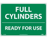 NMC M744 Full Cylinders Ready For Use Sign