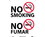 NMC 10" X 14" Vinyl Safety Identification Sign, No Smoking With Graphic, Price/each