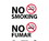 NMC 10" X 14" Vinyl Safety Identification Sign, No Smoking With Graphic, Price/each