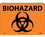 NMC 10" X 14" Vinyl Safety Identification Sign, Biohazard With Symbol, Price/each