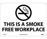 NMC M761 This Is A Smoke Free Workplace Sign