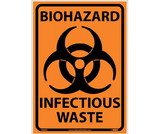 NMC M94 Biohazard Infectious Waste Sign