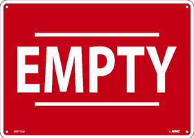 NMC M971 Red Empty Sign