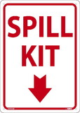 NMC M972 Spill Kit Sign