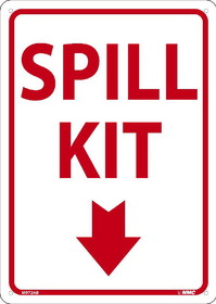 NMC M972 Spill Kit Sign