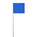 NMC MF21B Marking Flag Blue, PLASTIC, 4" x 5", Price/1000/ package