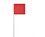 NMC MF21R Marking Flag Red, PLASTIC, 4" x 5", Price/1000/ package