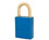 NMC MP1105BLU Blue 1 Anodized Alum Lock Keyed Differently, METAL, 1.1" x 2.1", Price/each