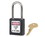 NMC MP1105KS6BLK Black 1 Anodized Alum Lock Keyed Differently 6/Set, METAL, 4" x 1.5", Price/6/ package