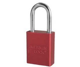 NMC MP1105KS6RED Red 1 Anodized  Alum Lock Keyed Differently 6/Set, METAL, 4