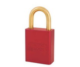 NMC MP1105RED Red 1 Anodized  Alum Lock Keyed Alike, METAL, 1.1