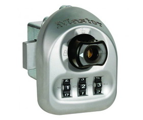 NMC MP3670 Multi-User Lock, Temporary Combinations, Zinc Housing, Single Point Latch Lockers, Control Key, METAL, 2" x 2"