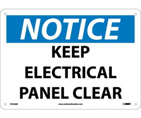 NMC N164 Notice Keep Electrical Panel Clear