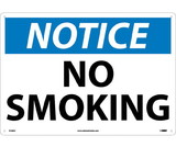 NMC N166LF Large Format Notice No Smoking Sign