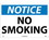 NMC 14" X 20" Plastic Safety Identification Sign, No Smoking, Price/each