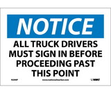 NMC N200 All Truck Drivers Must Sign In Before Sign