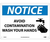 NMC N247 Notice Wash Your Hands Sign