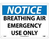 NMC N248 Breathing Air Emergency Use.. Sign