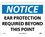 NMC 10" X 14" Vinyl Safety Identification Sign, Ear Protection Required Bey.., Price/each