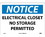 NMC 10" X 14" Vinyl Safety Identification Sign, Electrical Closet No Storage.., Price/each