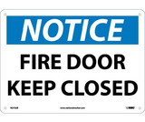 NMC N273 Notice Fire Door Keep Closed Sign