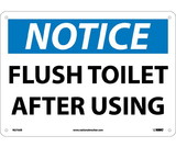 NMC N275 Notice Flush Toilet After Using
