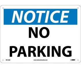 NMC N313 No Parking Sign