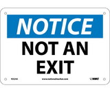 NMC N324 Notice Not An Exit Sign