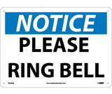 NMC N330 Notice Please Ring Bell Sign