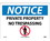 NMC 10" X 14" Vinyl Safety Identification Sign, Private Property No Trespass.., Price/each