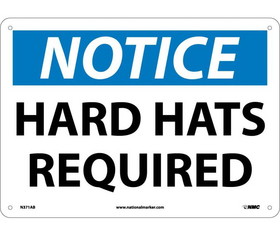 NMC N371 Notice Hard Hats Required Sign