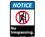 NMC 10" X 14" Vinyl Safety Identification Sign, No Trespassing, Price/each