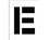 STENCIL- LETTER E- 8"