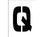 STENCIL- LETTER Q- 8"