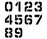 NMC PMN12 Individual Character Stencil Number Set 12