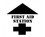 NMC PMS206 First Aid Station With Arrow Plant Marking Stencil, Stencil, 24" x 24", Price/each