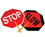 NMC PS1 Safe-T-Paddle Stop/Slow Sign, OTHER, 18" x 18", Price/each