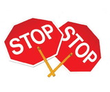 NMC PS2 Safe-T-Paddle Stop/Stop Sign, OTHER, 28