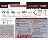 NMC PST006 Lockout Tagout Poster, Poster Paper, 18